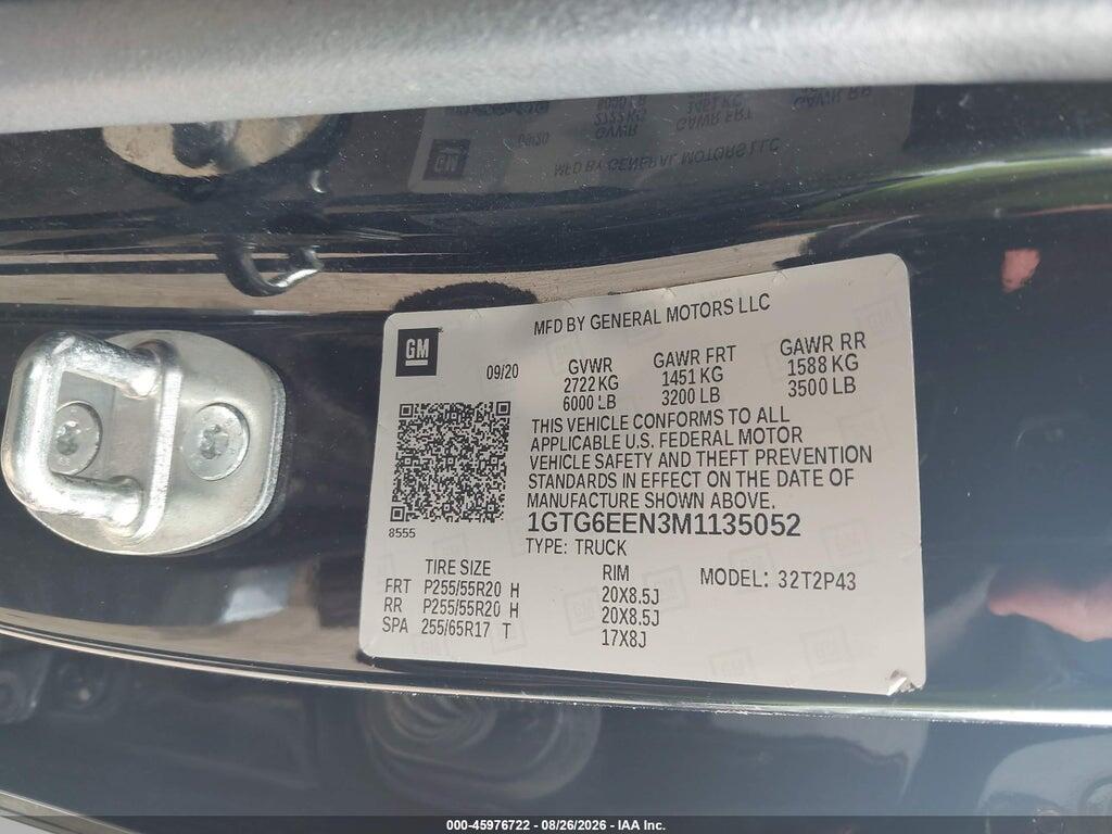 1GTG6EEN3M1135052 2021 GMC CANYON photo no. 9