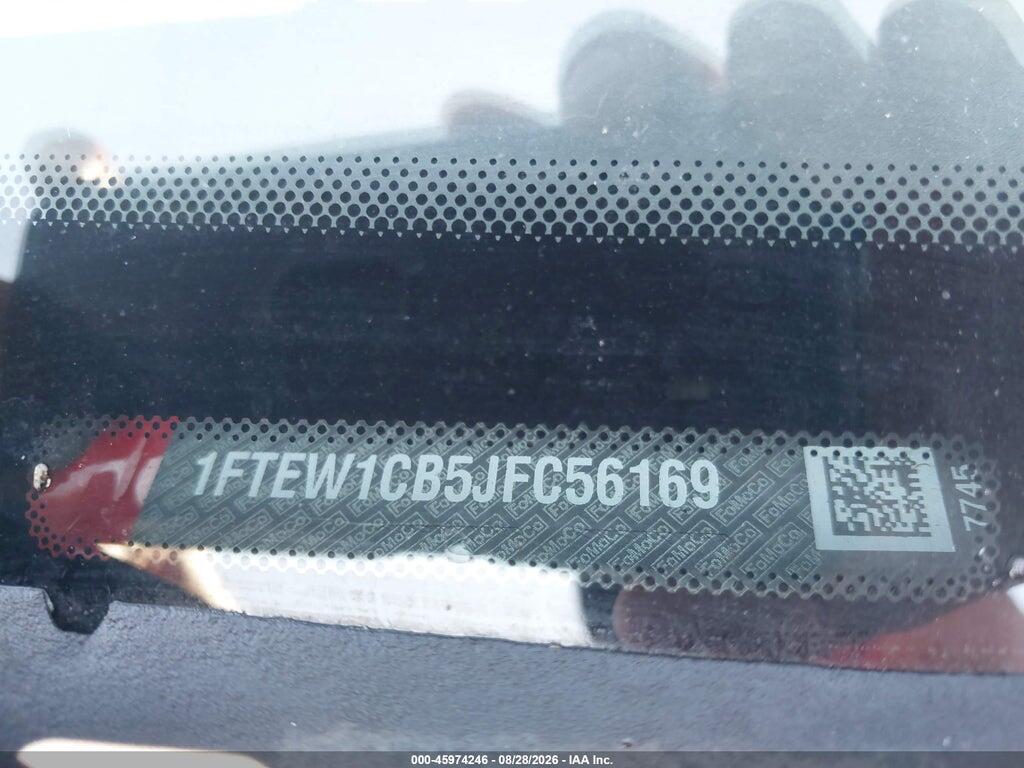 1FTEW1CB5JFC56169 2018 FORD F-150 photo no. 9