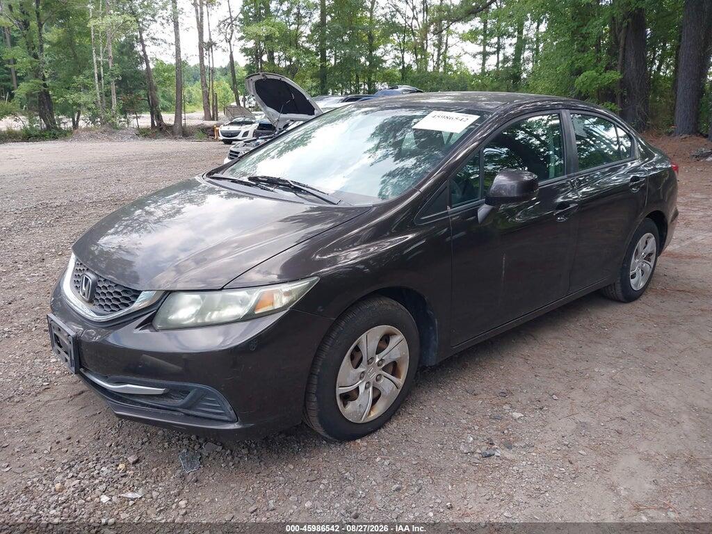 2HGFB2F57DH549698 2013 HONDA CIVIC photo no. 2