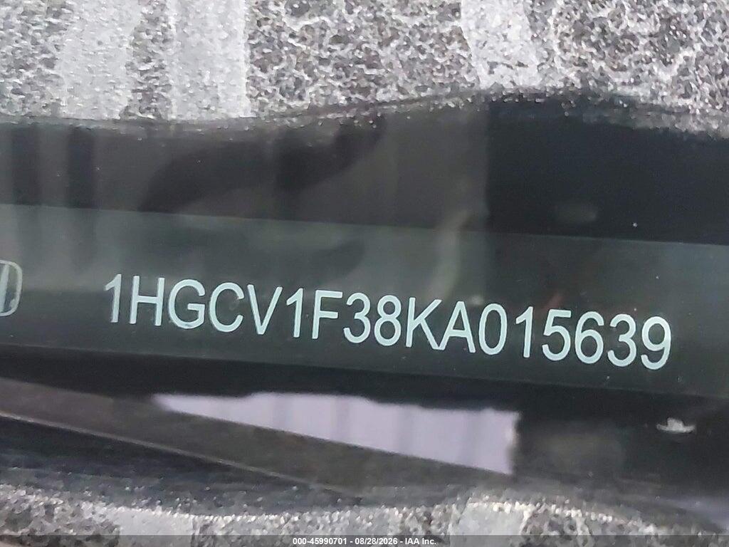 1HGCV1F38KA015639 2019 HONDA ACCORD photo no. 9