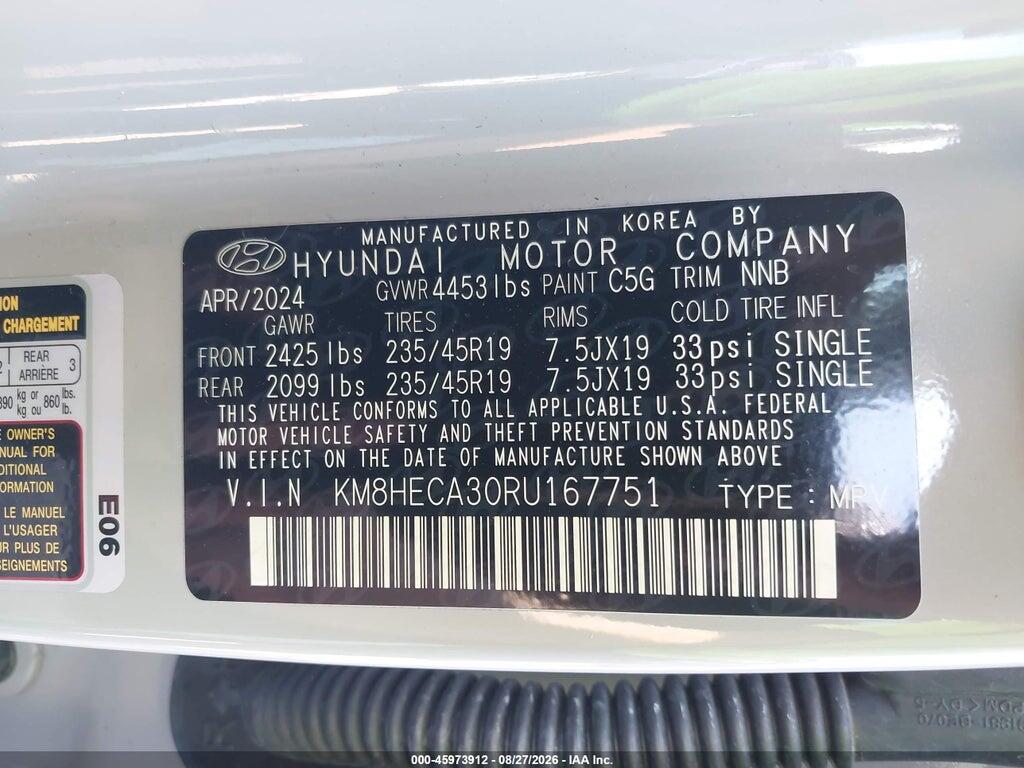 KM8HECA30RU167751 2024 HYUNDAI KONA photo no. 9