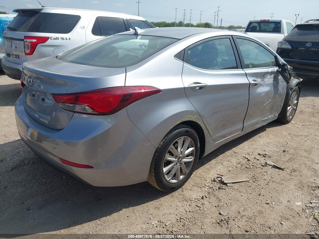 5NPDH4AE7FH611845 2015 HYUNDAI ELANTRA photo no. 4