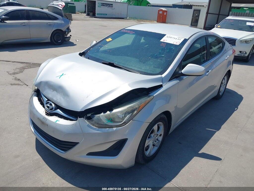 5NPDH4AE1FH635896 2015 HYUNDAI ELANTRA photo no. 2