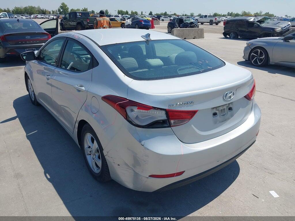 5NPDH4AE1FH635896 2015 HYUNDAI ELANTRA photo no. 3