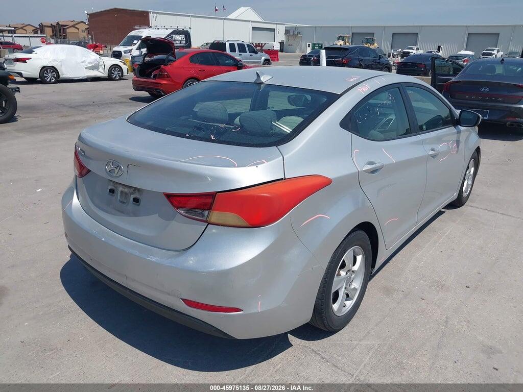 5NPDH4AE1FH635896 2015 HYUNDAI ELANTRA photo no. 4