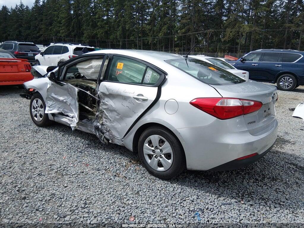 KNAFK4A67F5367274 2015 KIA FORTE photo no. 3