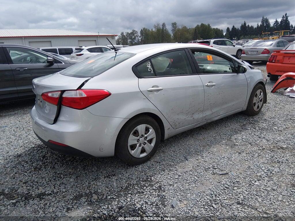 KNAFK4A67F5367274 2015 KIA FORTE photo no. 4