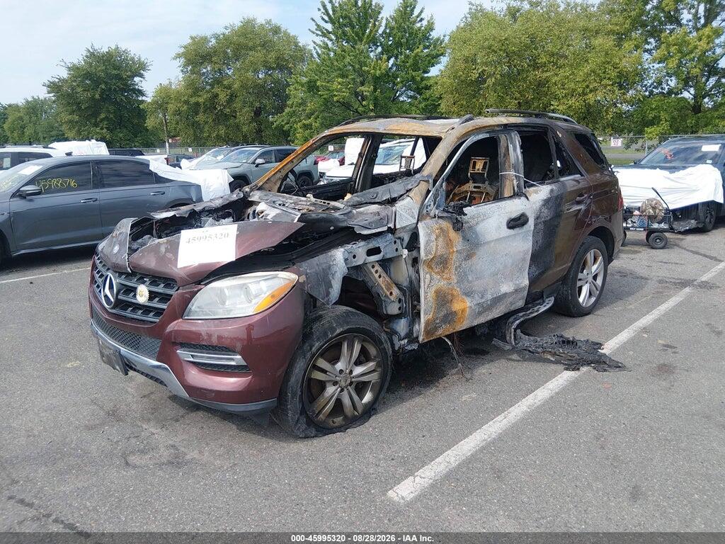 4JGDA5HB4EA306987 2014 MERCEDES-BENZ ML 350 photo no. 2
