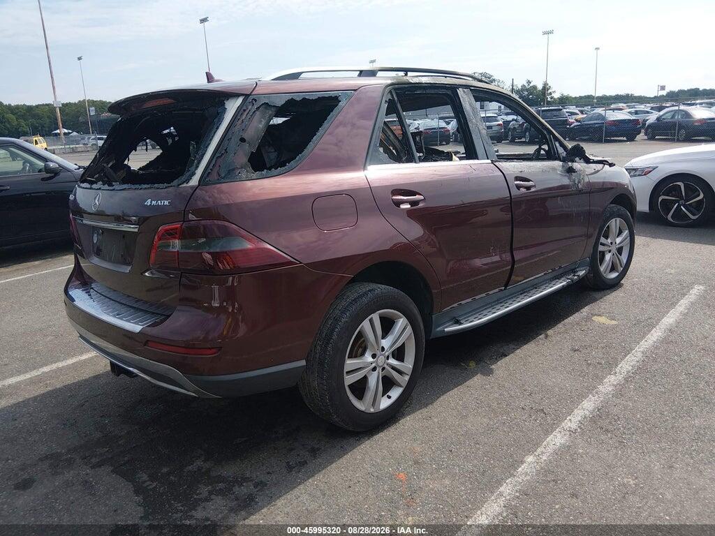 4JGDA5HB4EA306987 2014 MERCEDES-BENZ ML 350 photo no. 4