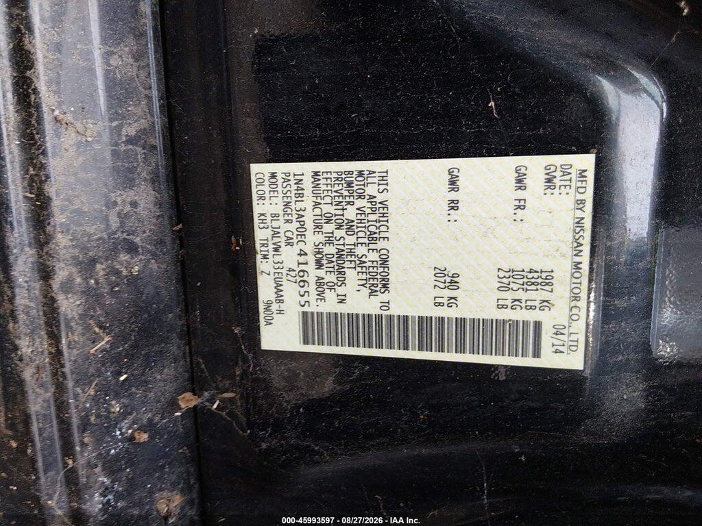 1N4BL3AP0EC416655 2014 NISSAN ALTIMA photo no. 9