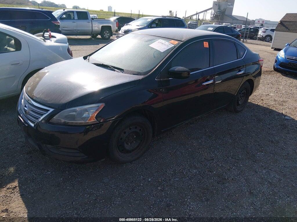 3N1AB7AP1EL667904 2014 NISSAN SENTRA photo no. 2