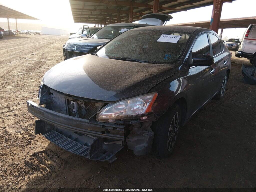 3N1AB7AP9EL629255 2014 NISSAN SENTRA photo no. 2