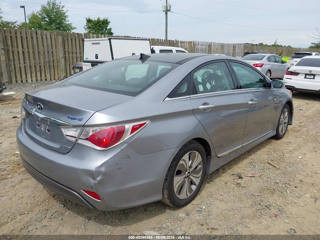 KMHEC4A47FA136078 2015 HYUNDAI SONATA HYBRID photo no. 4