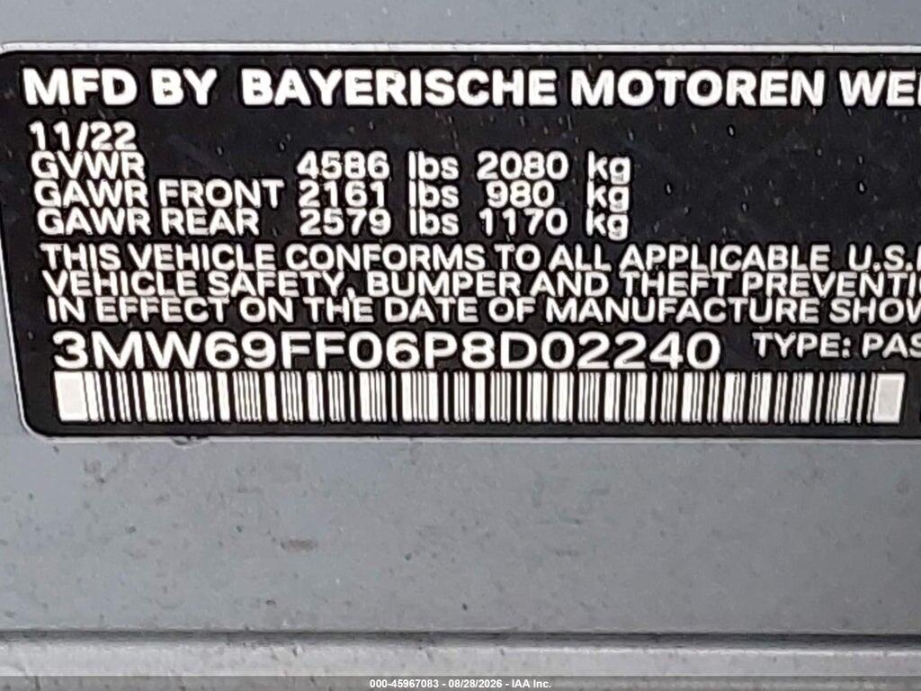 3MW69FF06P8D02240 2023 BMW 330I photo no. 9