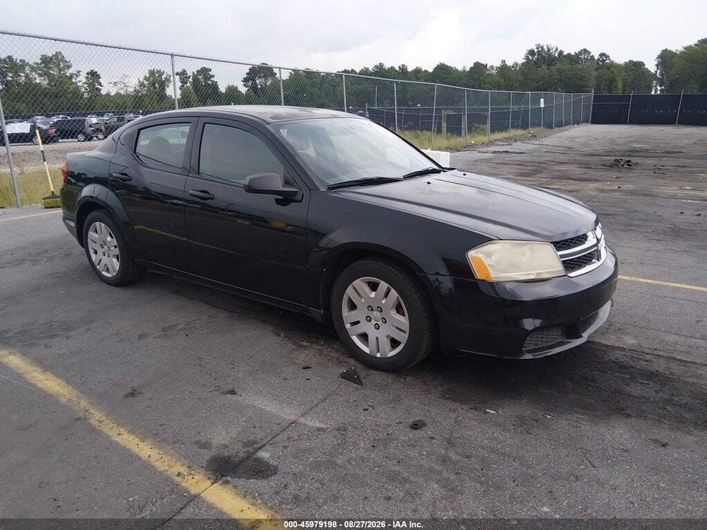 2012 DODGE AVENGER 1C3CDZABXCN150831
