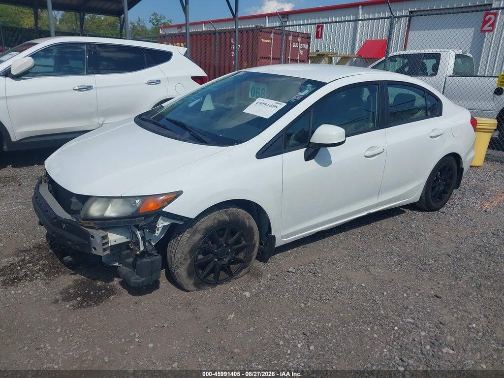 2HGFB2F54CH328400 2012 HONDA CIVIC photo no. 2