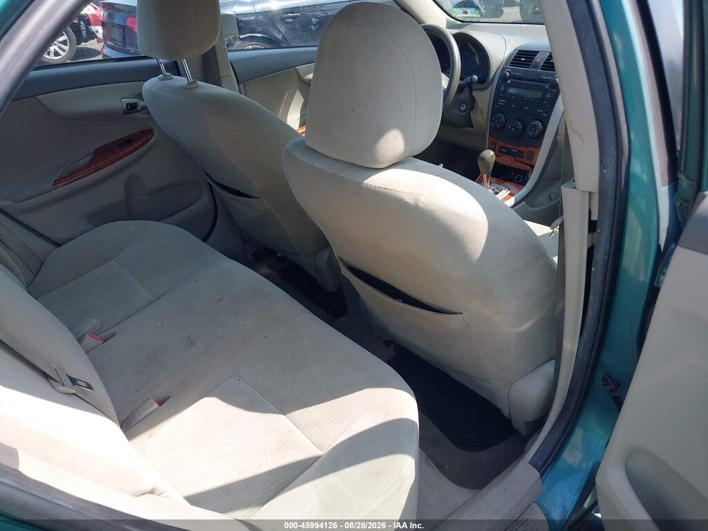 2T1BU40E39C005924 2009 TOYOTA COROLLA photo no. 8
