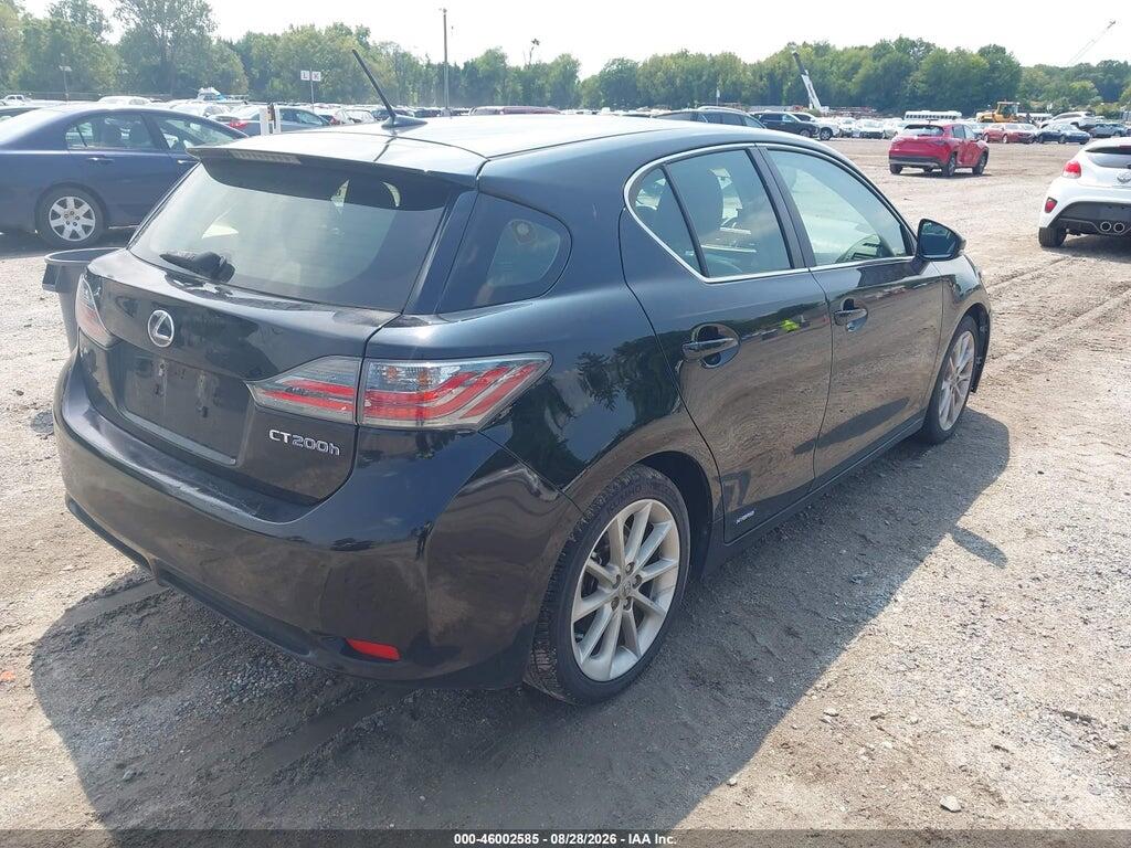 JTHKD5BH9C2088177 2012 LEXUS CT 200H photo no. 4