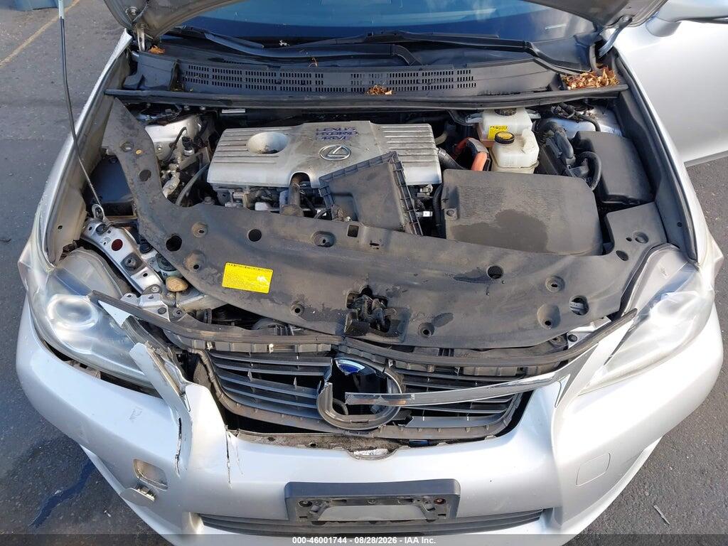JTHKD5BH5C2078892 2012 LEXUS CT 200H photo no. 10