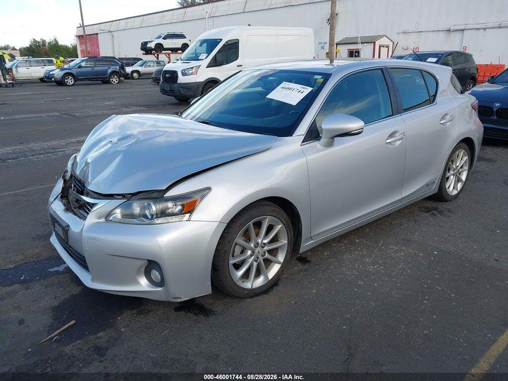 JTHKD5BH5C2078892 2012 LEXUS CT 200H photo no. 2
