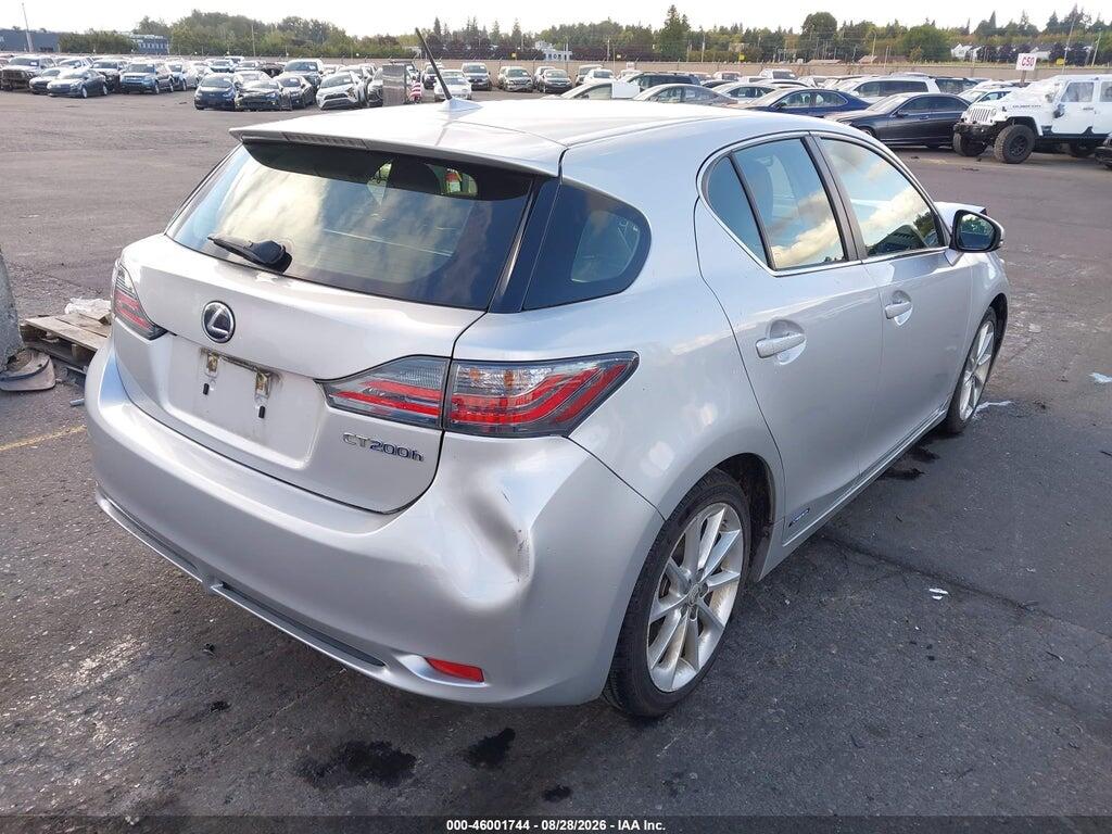 JTHKD5BH5C2078892 2012 LEXUS CT 200H photo no. 4