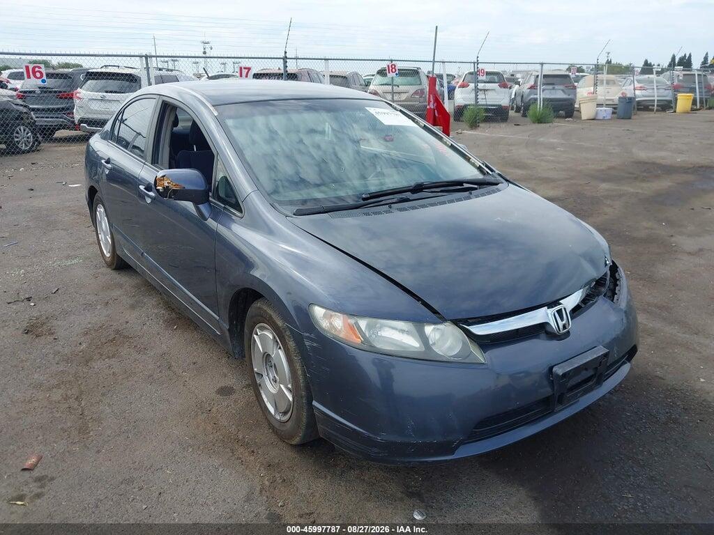 2008 HONDA CIVIC HYBRID JHMFA36228S023912