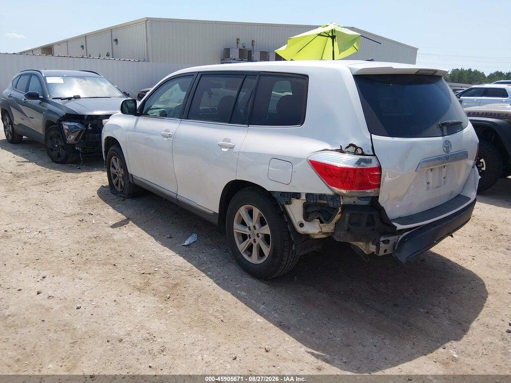 5TDZK3EHXCS080412 2012 TOYOTA HIGHLANDER photo no. 3