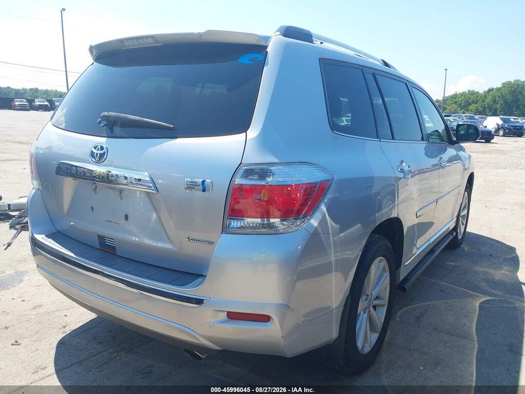 JTEDC3EH3C2008994 2012 TOYOTA HIGHLANDER HYBRID photo no. 4