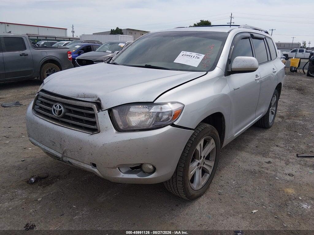 JTEDS43A482016382 2008 TOYOTA HIGHLANDER photo no. 2