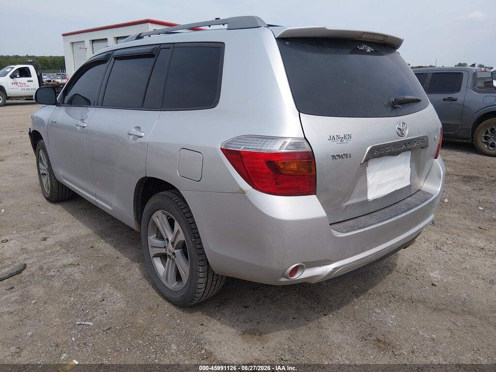 JTEDS43A482016382 2008 TOYOTA HIGHLANDER photo no. 3