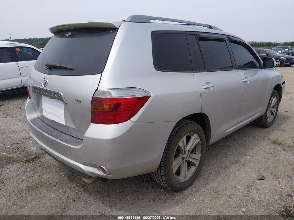 JTEDS43A482016382 2008 TOYOTA HIGHLANDER photo no. 4