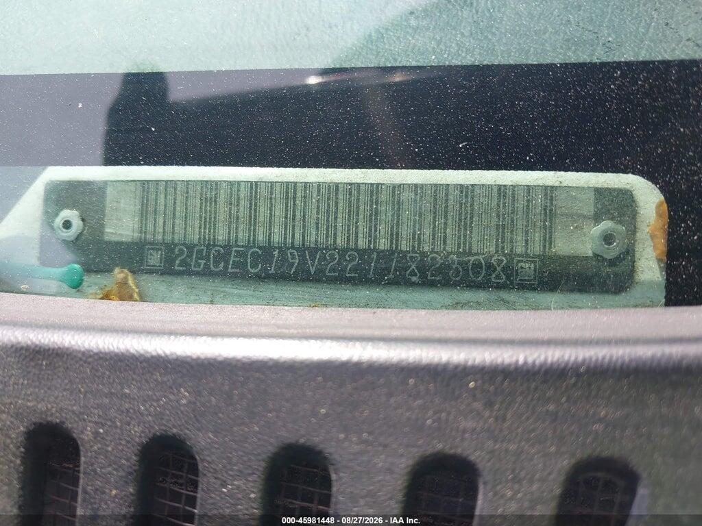 2GCEC19V221182308 2002 CHEVROLET SILVERADO 1500 photo no. 9