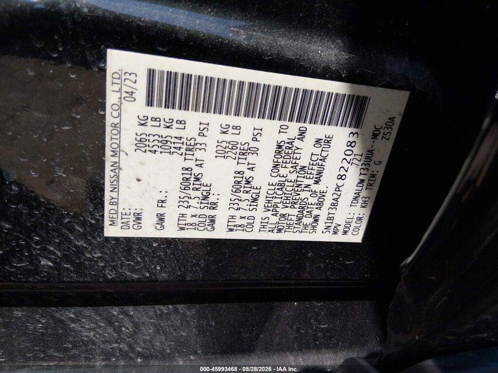 5N1BT3BA2PC822083 2023 NISSAN ROGUE photo no. 9