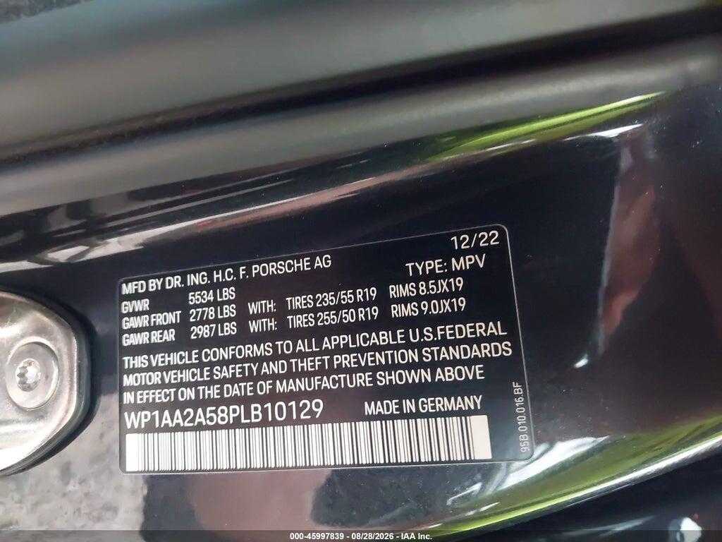 WP1AA2A58PLB10129 2023 PORSCHE MACAN photo no. 9