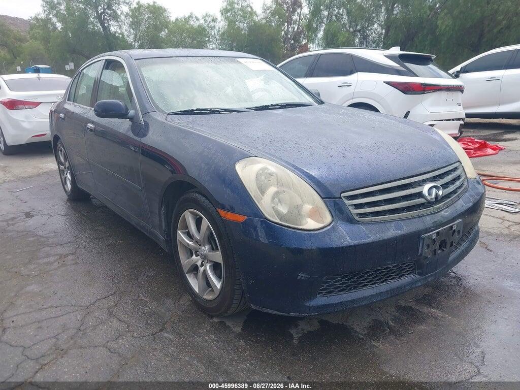 2005 INFINITI G35 JNKCV51E65M205696