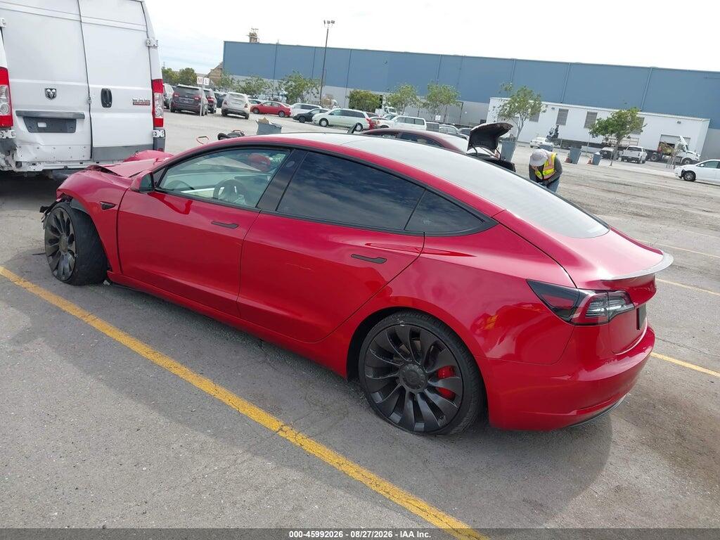 5YJ3E1EC3NF131357 2022 TESLA MODEL 3 photo no. 3