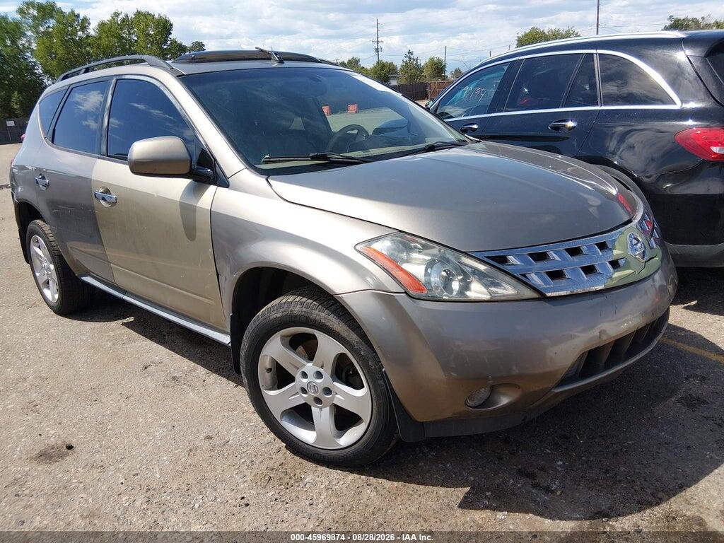 2004 NISSAN MURANO JN8AZ08W94W306818