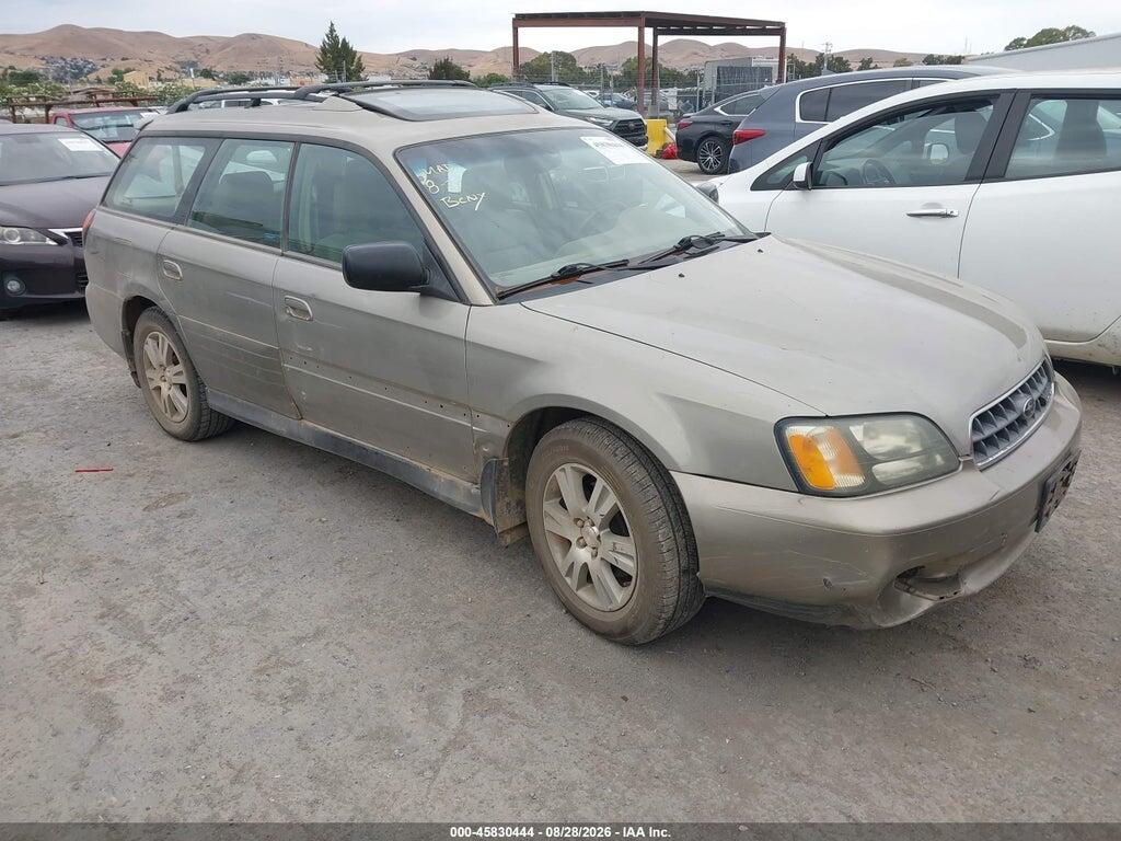 2004 SUBARU OUTBACK 4S3BH896547619892