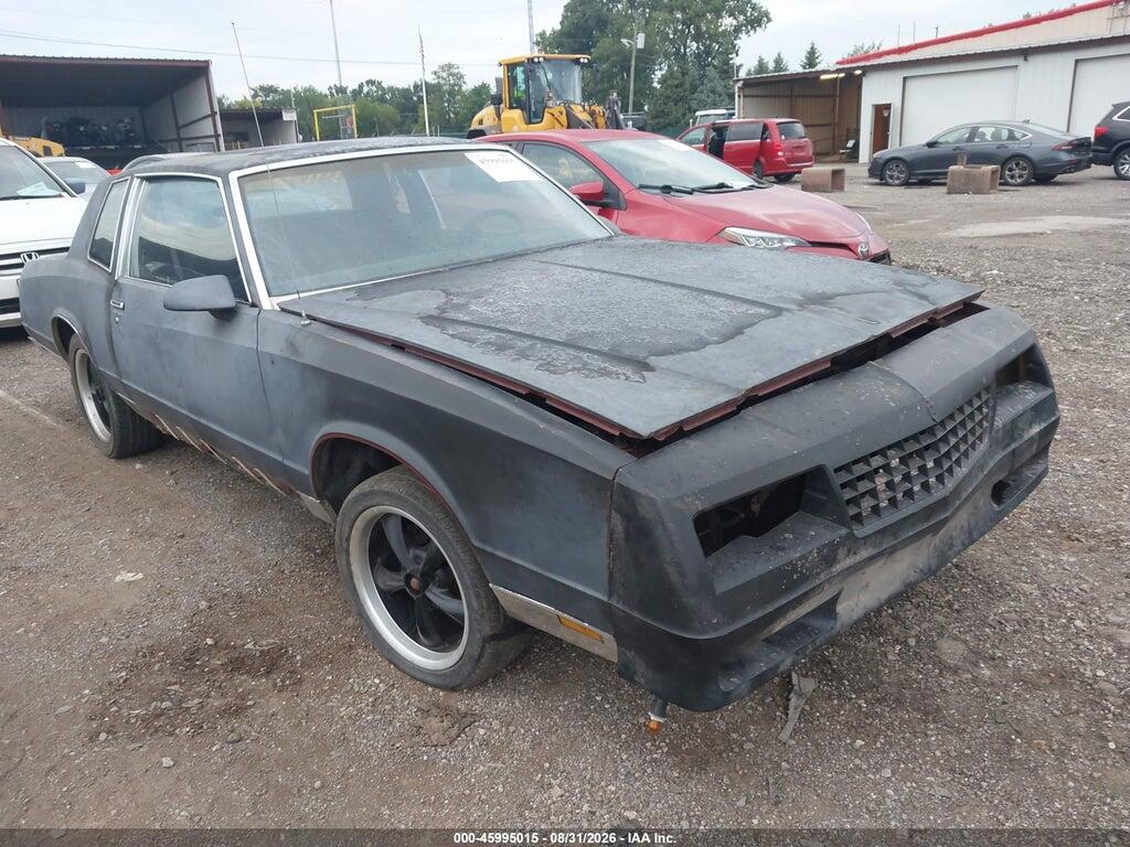 1986 CHEVROLET MONTE CARLO 1G1GZ37H6GR103603