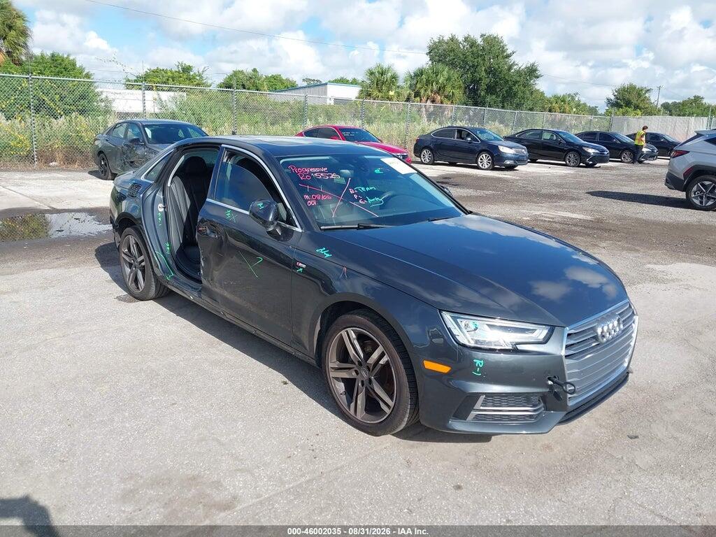 2018 AUDI A4 WAULMAF44JN018844