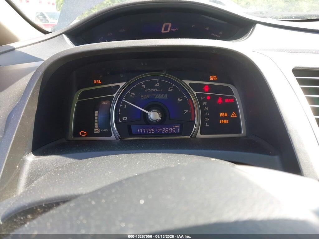 JHMFA36229S019067 2009 HONDA CIVIC HYBRID photo no. 7
