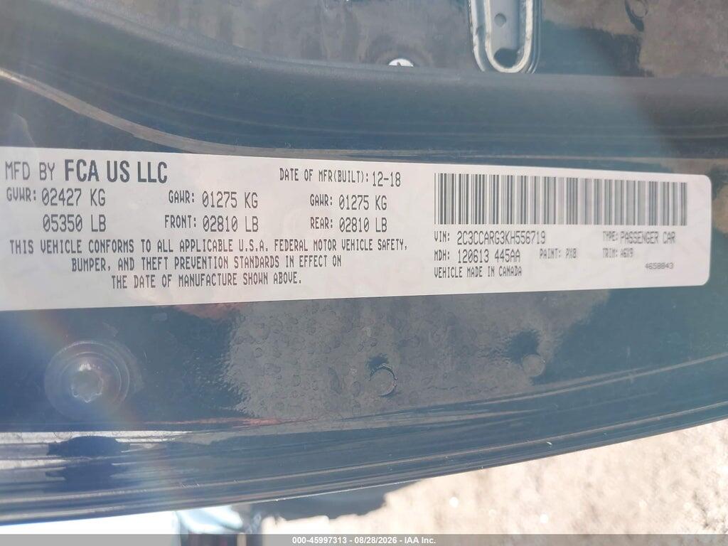 2C3CCARG3KH556719 2019 CHRYSLER 300 photo no. 9