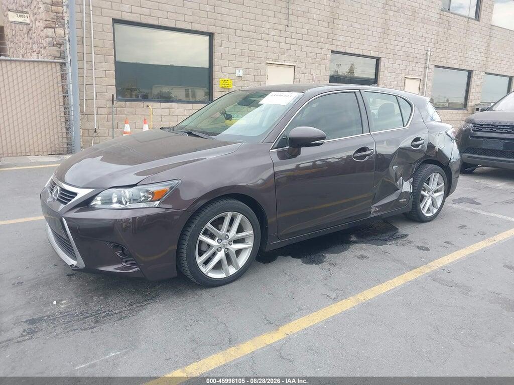 JTHKD5BH0E2174786 2014 LEXUS CT 200H photo no. 2