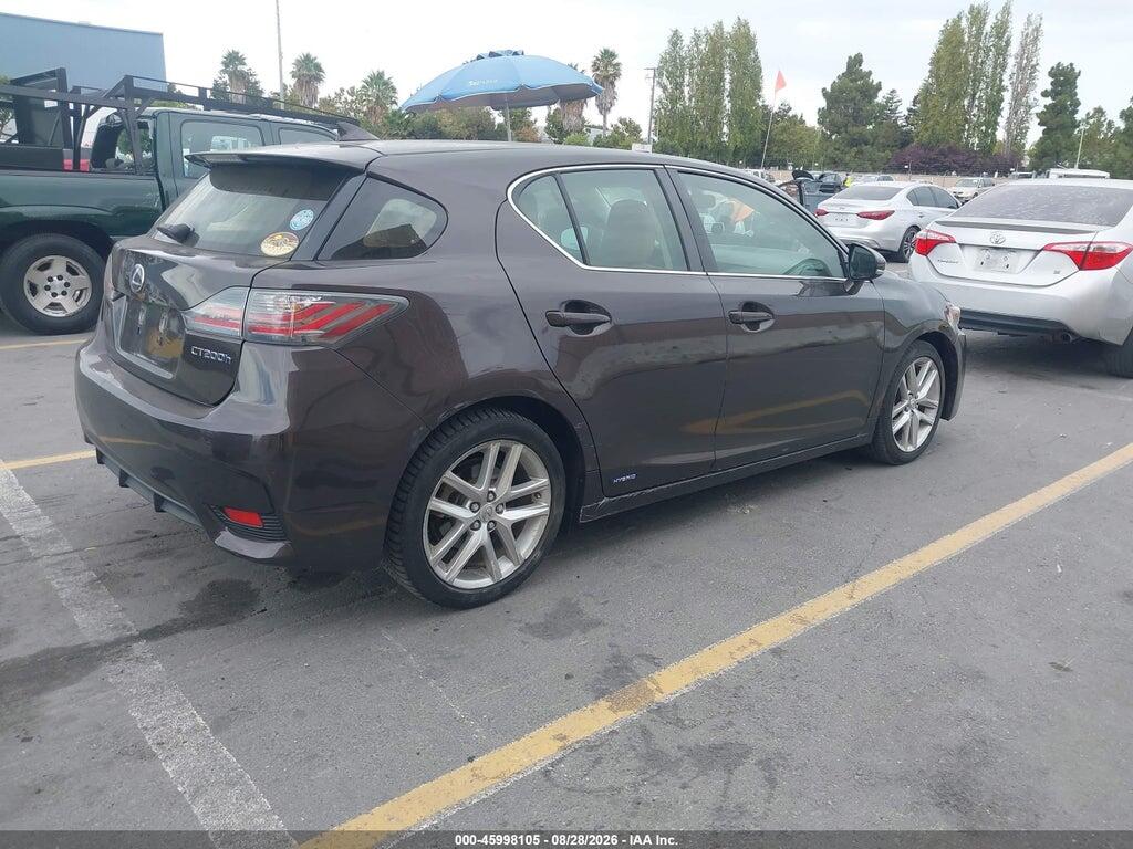 JTHKD5BH0E2174786 2014 LEXUS CT 200H photo no. 4