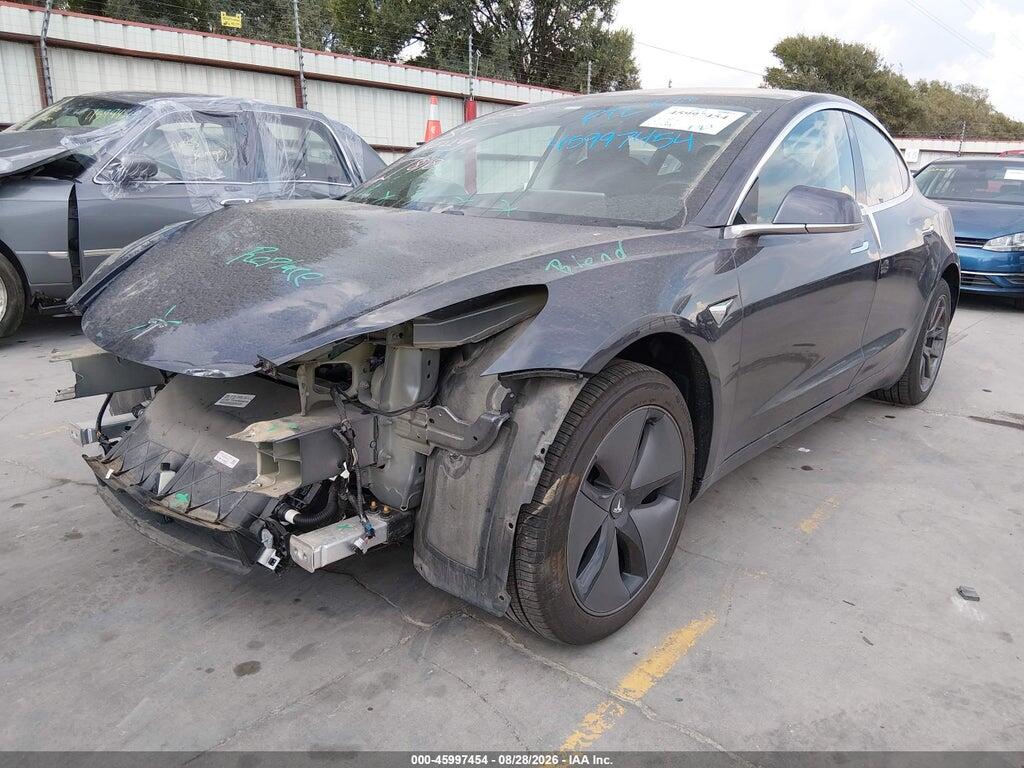 5YJ3E1EA3JF123753 2018 TESLA MODEL 3 photo no. 2
