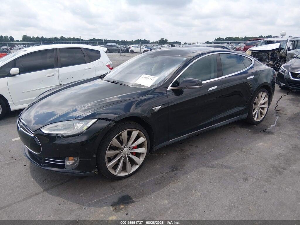 5YJSA1H16EFP37091 2014 TESLA MODEL S photo no. 2