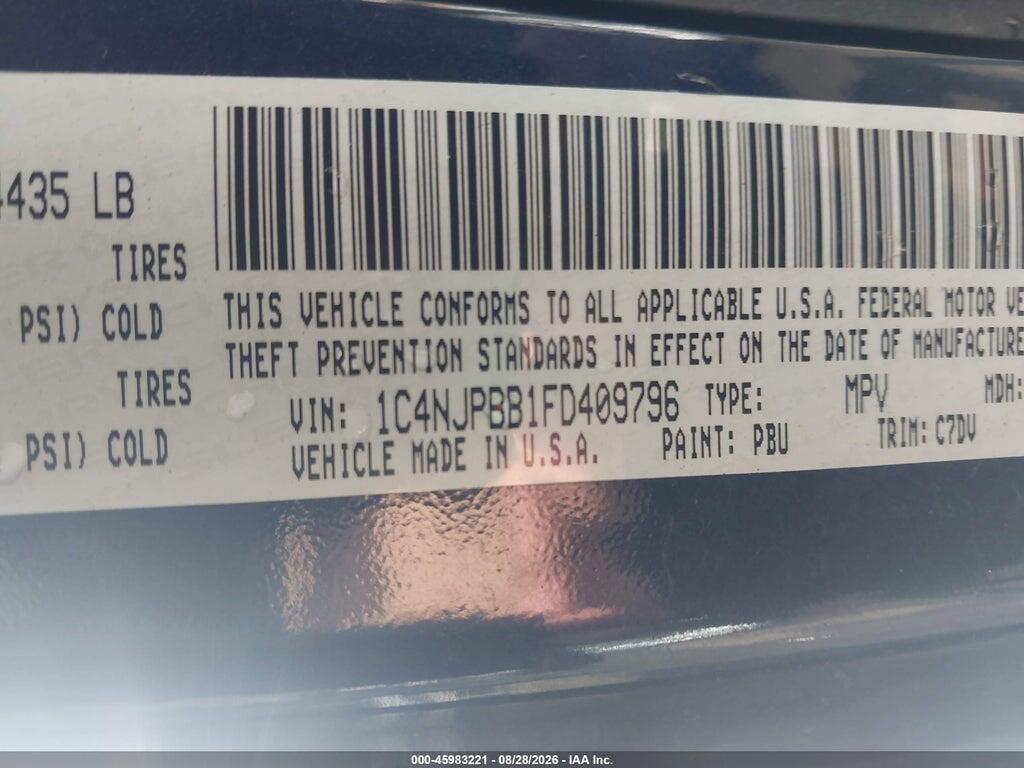 1C4NJPBB1FD409796 2015 JEEP PATRIOT photo no. 9