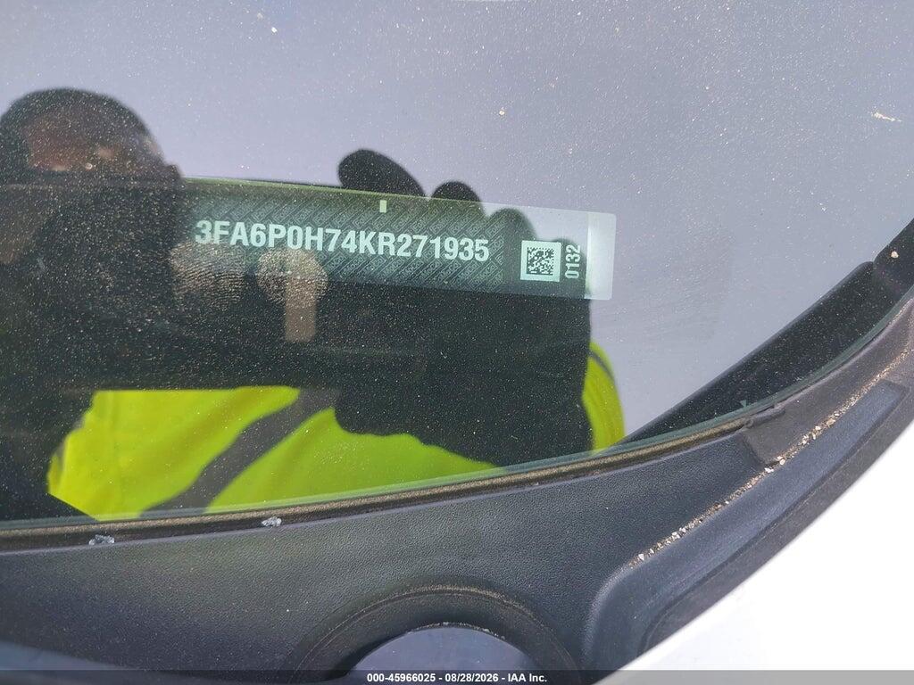 3FA6P0H74KR271935 2019 FORD FUSION photo no. 9