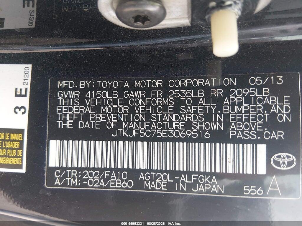 JTKJF5C75E3069516 2014 SCION TC photo no. 9