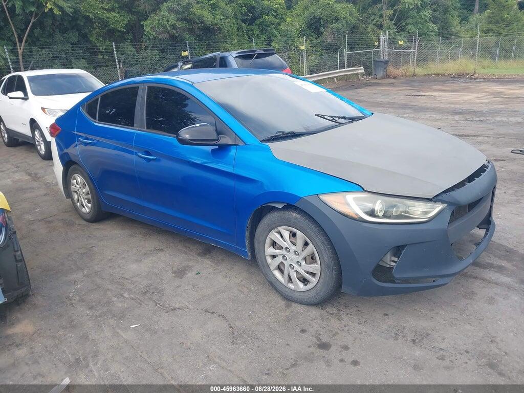 2017 HYUNDAI ELANTRA KMHD74LFXHU112440